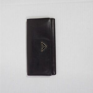 Prada Black Leather Wallet